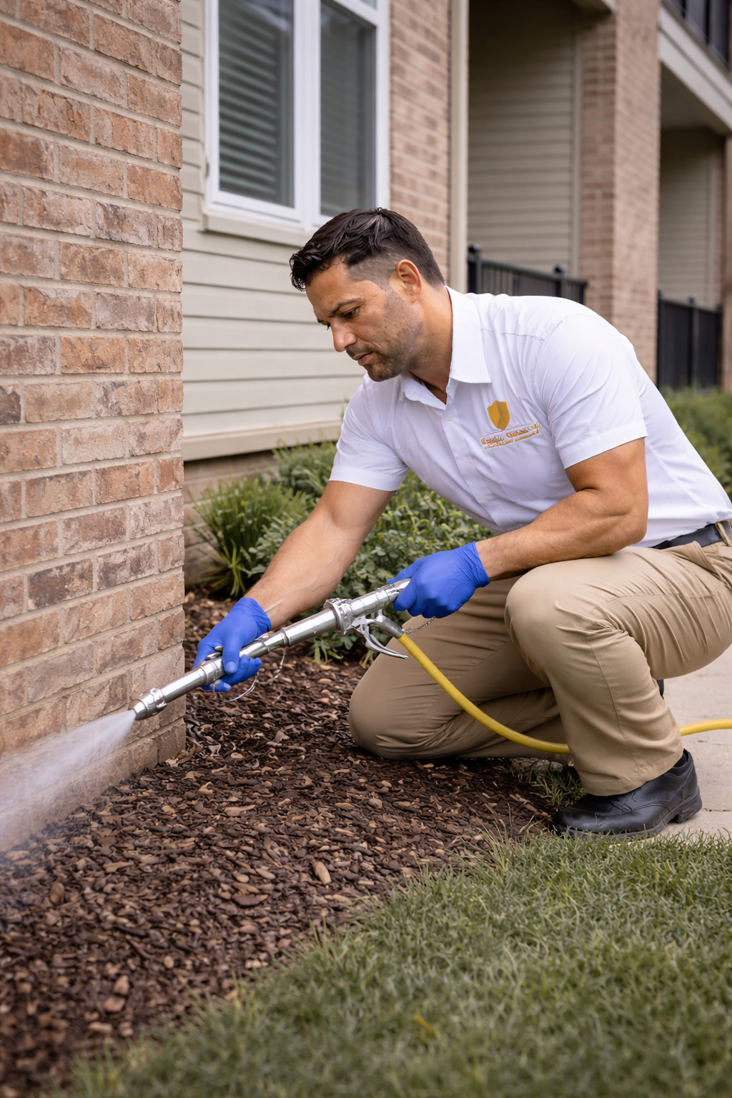 Experienced rodent control specialist inspecting attic for nesting and entry points